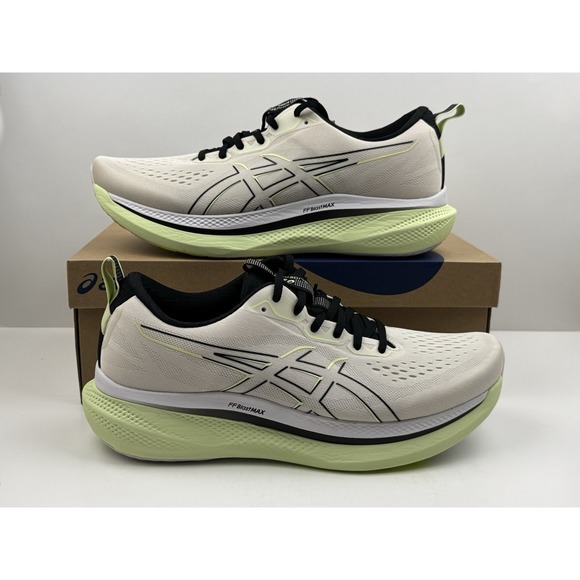 Asics GlideRide Max Running Shoes Men's Size 11.5 Birch/Black 1011B891-200
